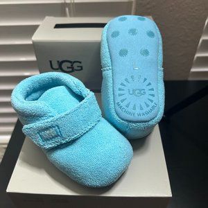 SOLD NEW! UGG BIXBEE TERRY Toddler BOOTIES Blue/Sky  04/05 12-18Months- Orig $40